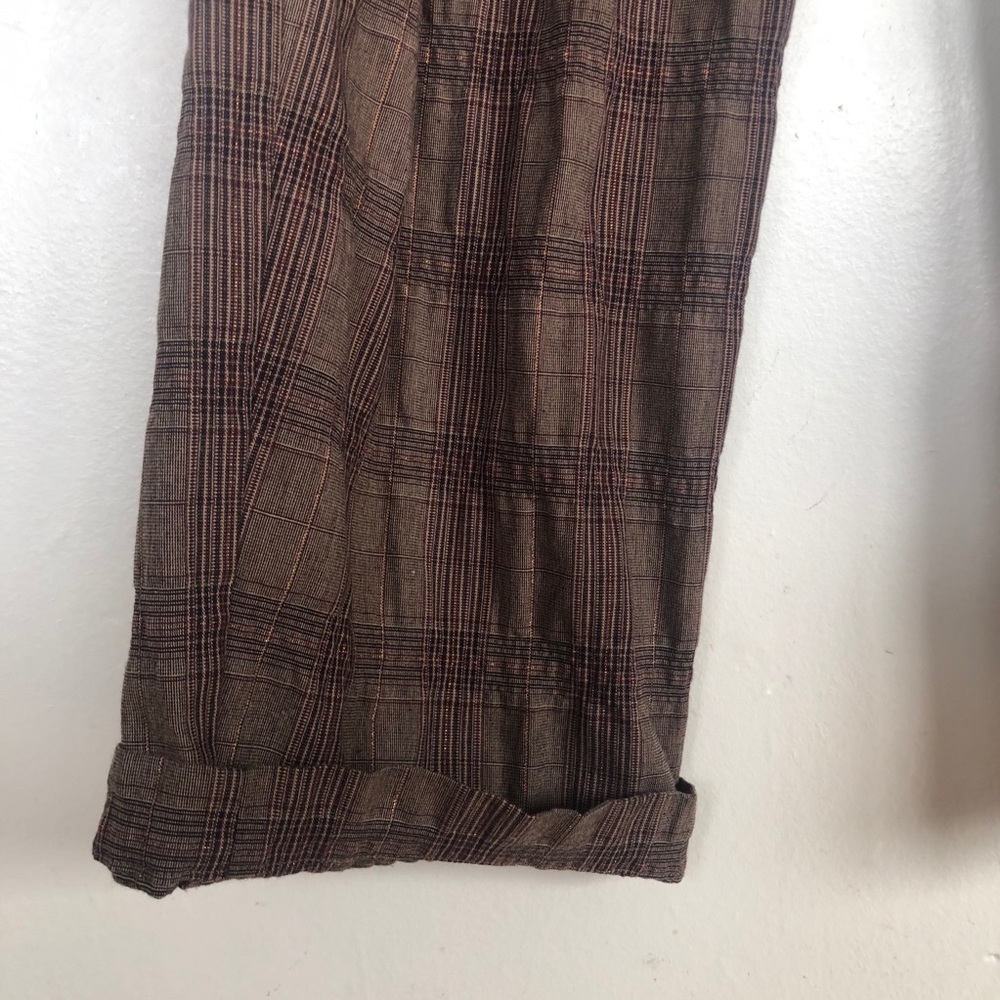 Anthropologie Lilith Plaid Pleated Trouser S/38 - Picture 13 of 14